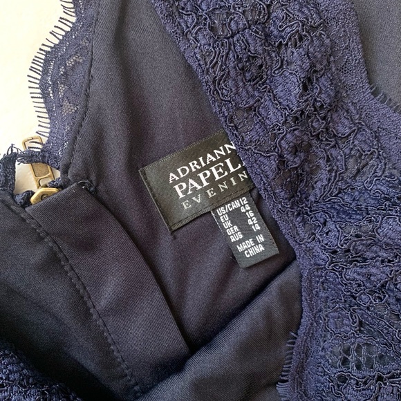 Adrianna Papell Sleeveless Lace Dress - Picture 3 of 9